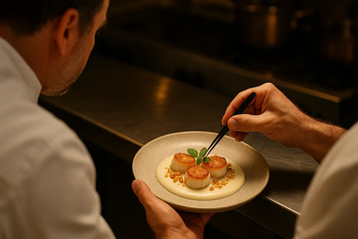 Saint-jacques snackées,