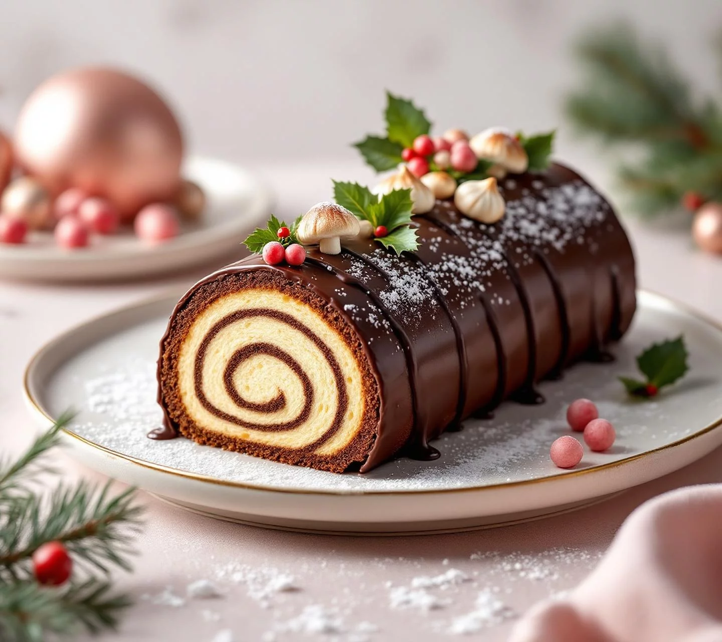 Bûche de Noël comme Pierre Hermé : ma version facile qui épate à coup sûr