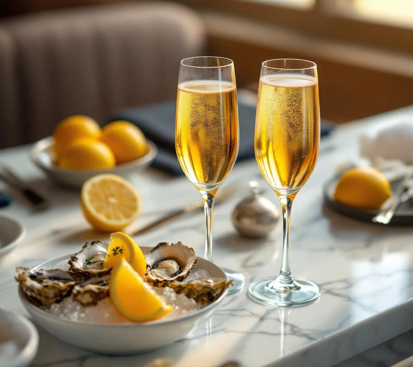 Champagne brut et huîtres : l'accord classique infaillible du Réveillon expliqué par un sommelier