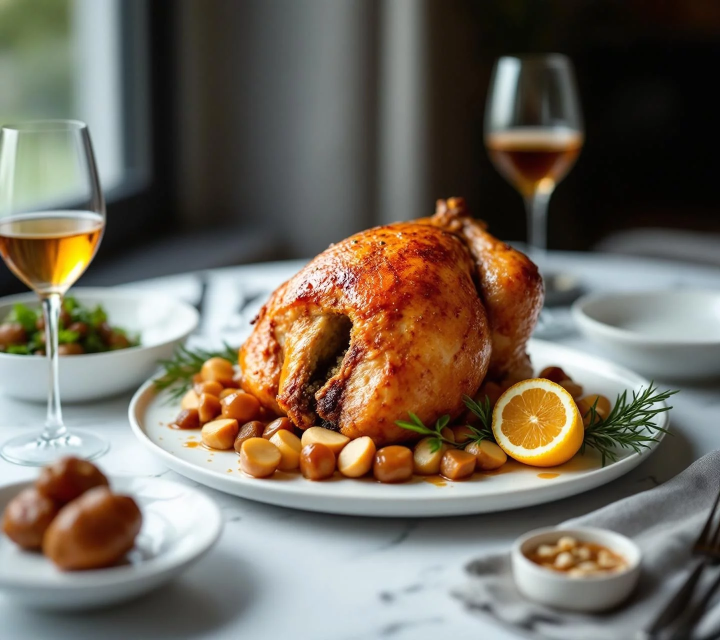 Dinde farcie aux marrons comme chez un chef 3 étoiles : l'astuce pour qu'elle soit ultra-juteuse