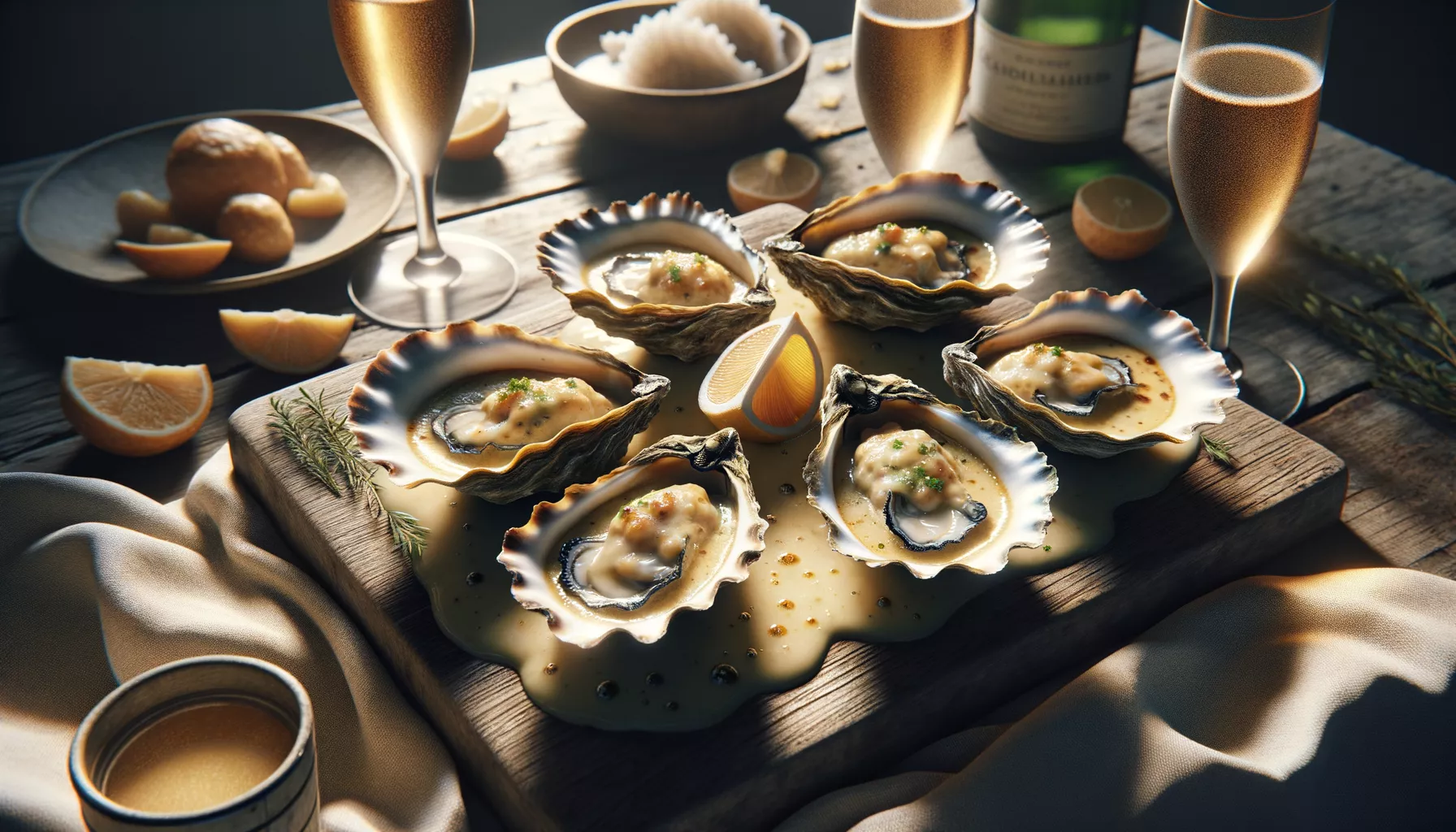 Huîtres gratinées au champagne : recette facile de bistrot