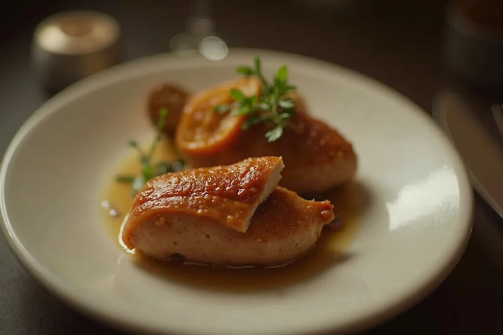 Magret de canard rôti, sauce miel et épices douces de Noël detail 1