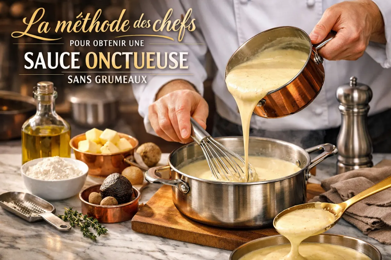 La méthode des chefs pour obtenir une sauce onctueuse sans grumeaux