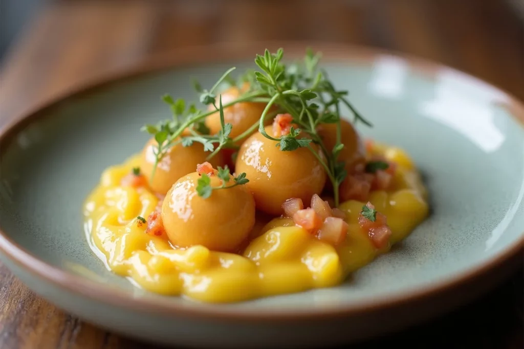 Recette des légumes d’hiver glacés au beurre, dressage façon chef detail 1