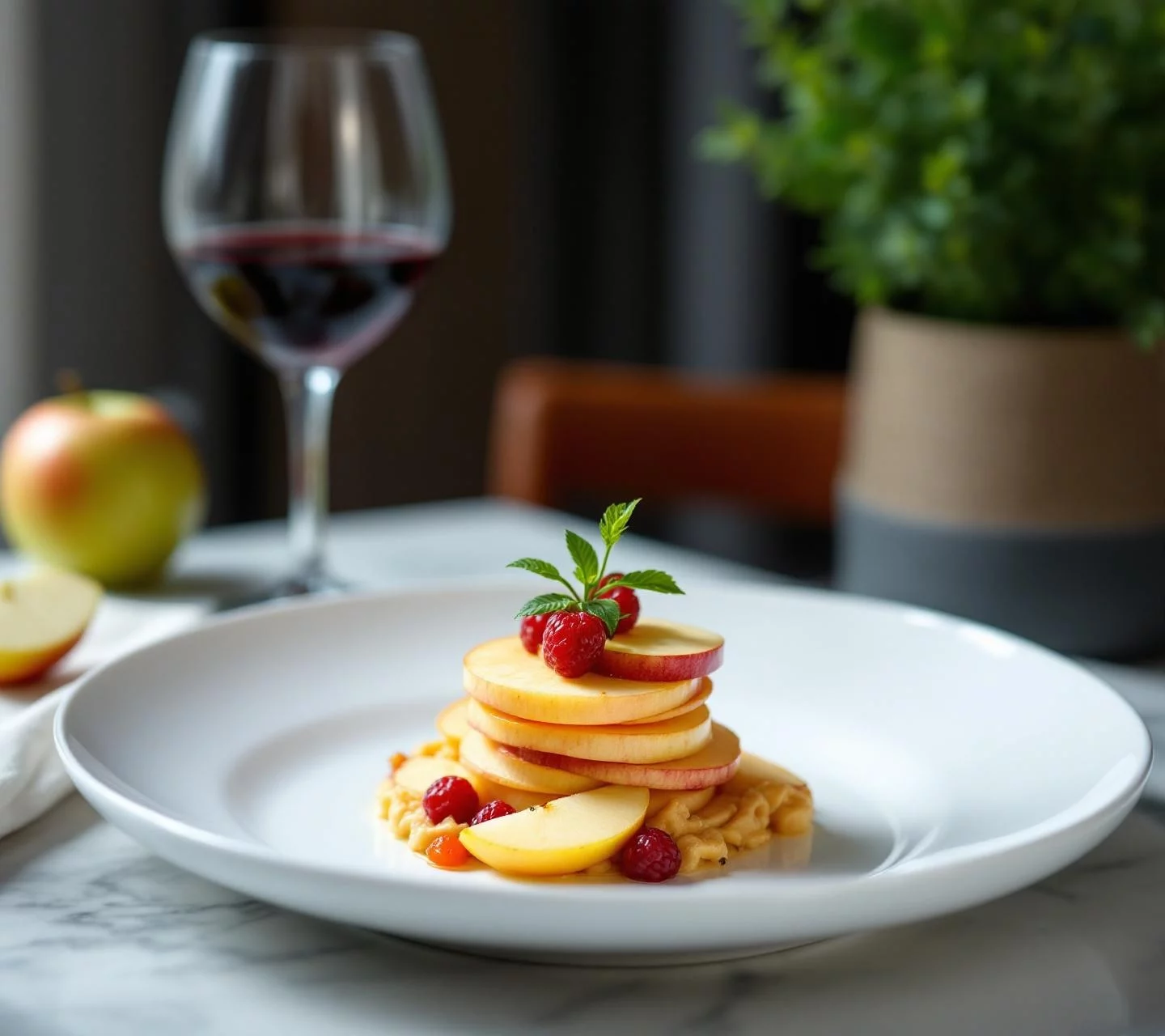 Tarte tatin aux pommes comme Alain Passard : version allégée mais gourmande