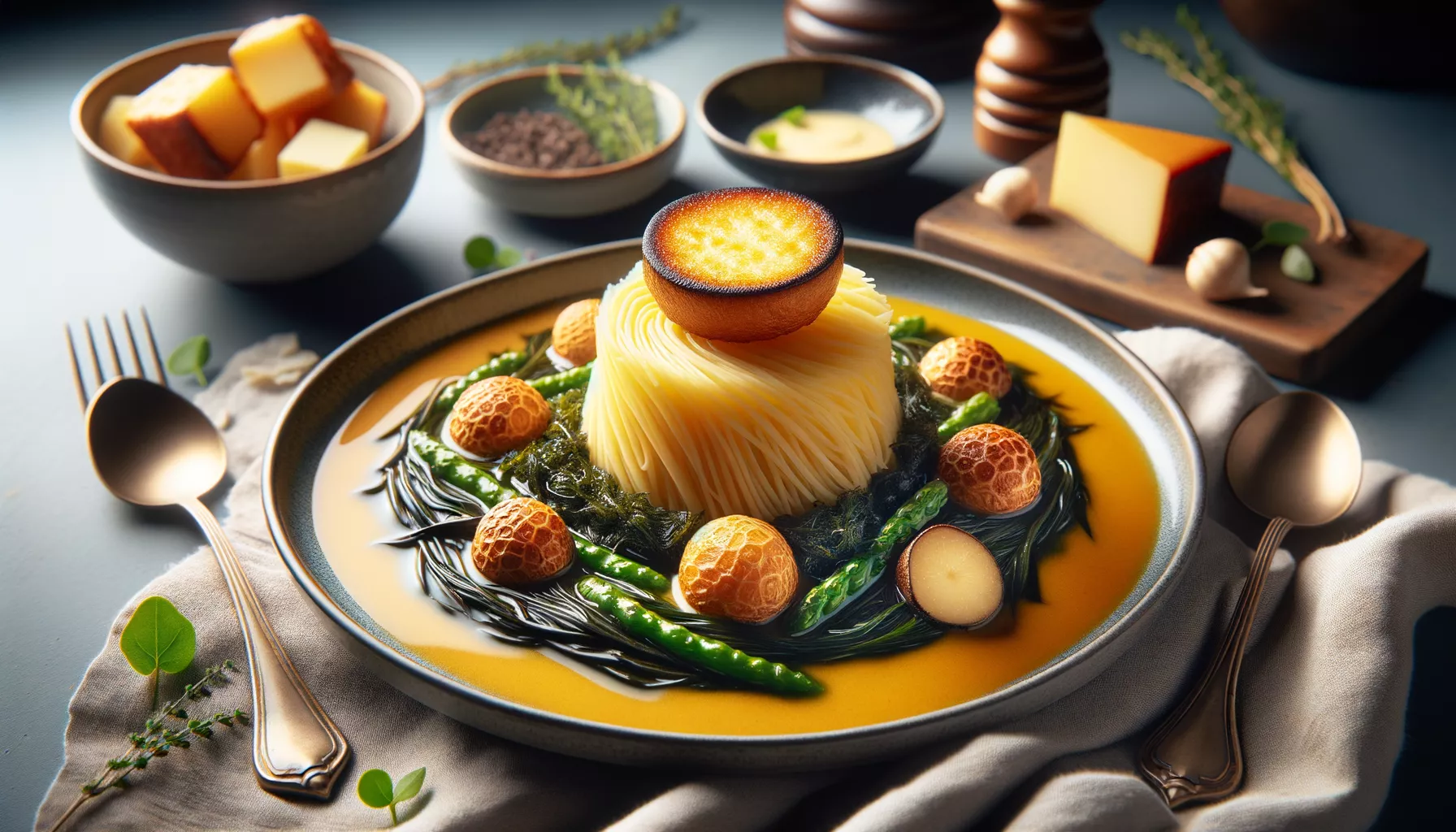 Velouté de topinambour truffé : réveillon gastronomique