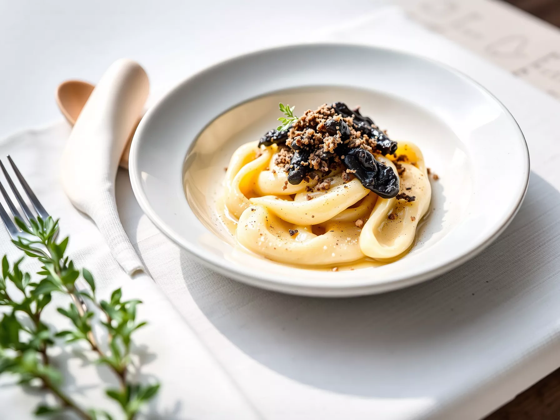 Gnocchis à la truffe noire : la technique raffinée du chef Alain Ducasse