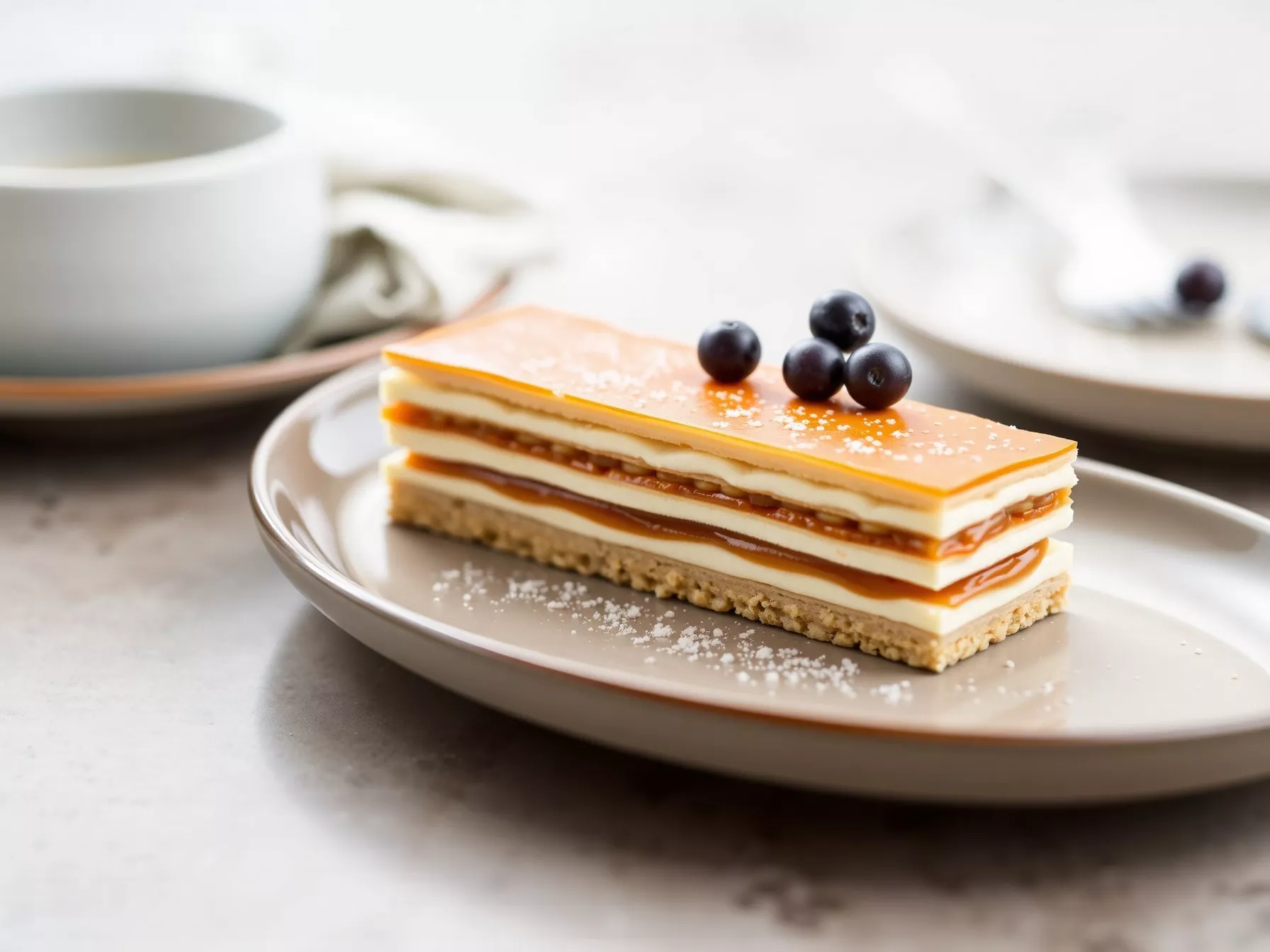 Millefeuille vanille-caramel : l&rsquo;élégante recette de Philippe Conticini