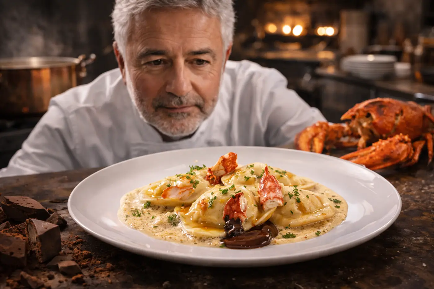 Ravioles de homard : la recette signature raffinée de Guy Savoy