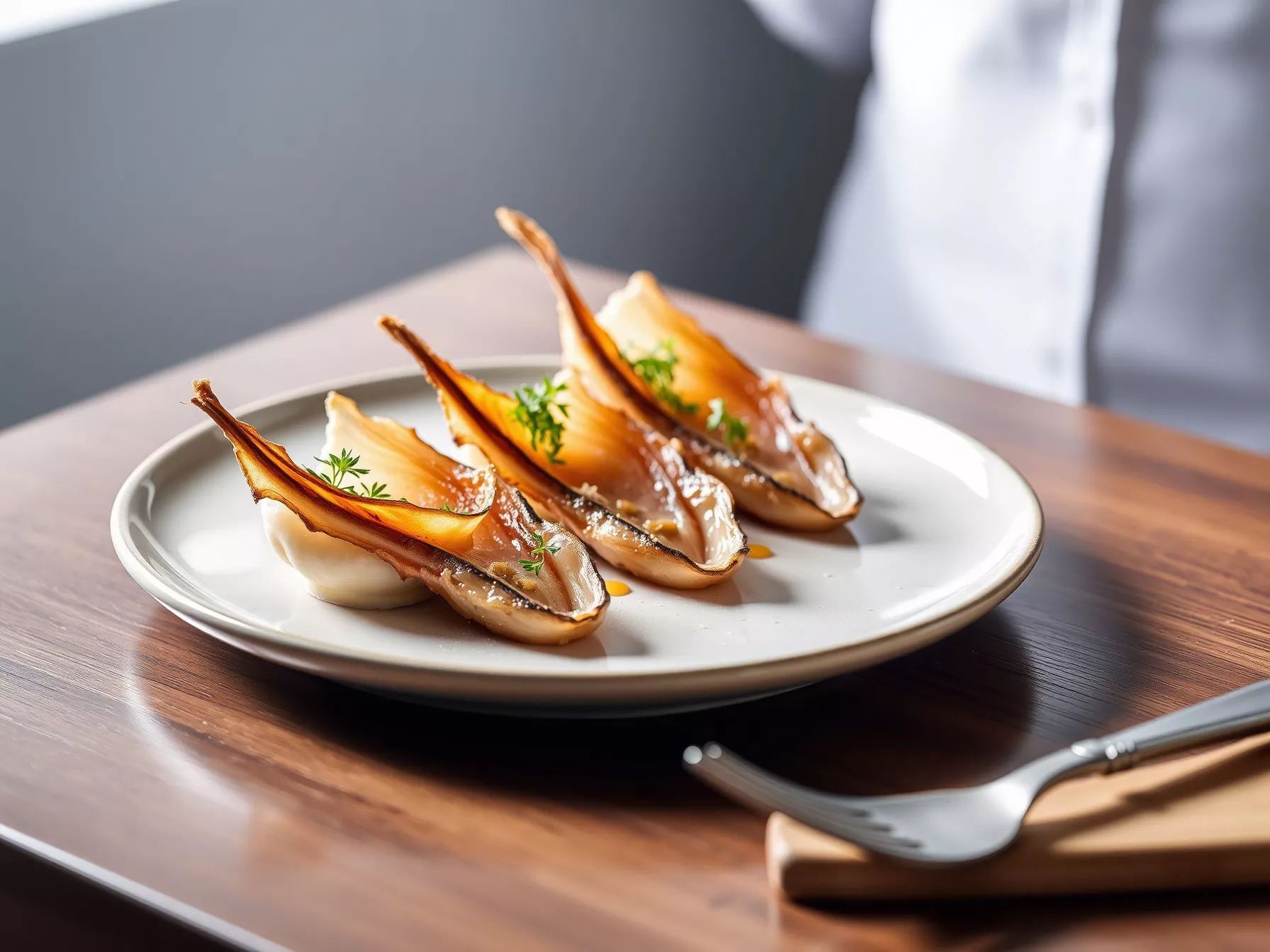 Saint-Jacques snackées : le secret du caramélisé selon Alain Ducasse