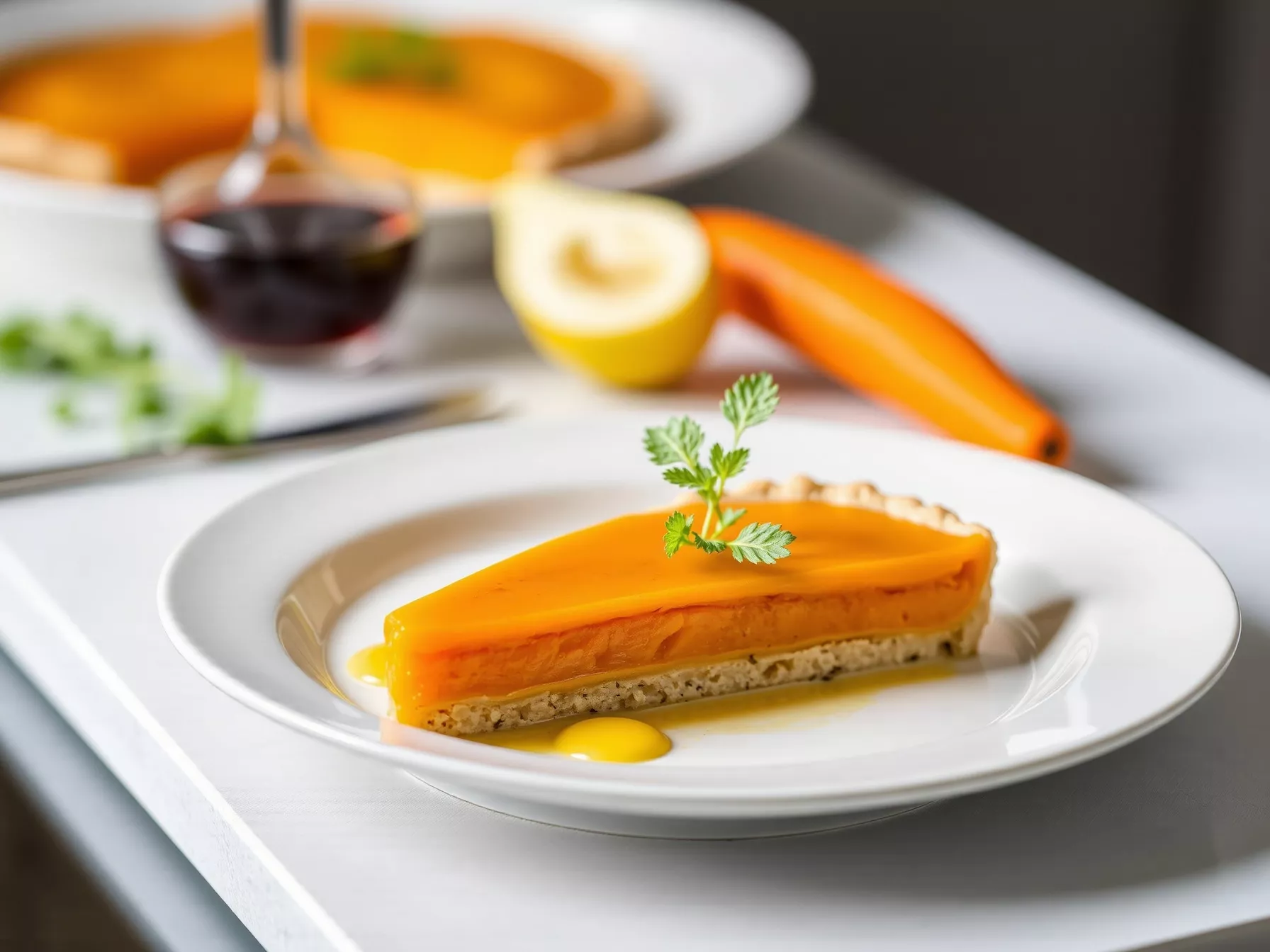 Tarte fine aux carottes fondantes : l&rsquo;élégance moderne de Nadia Santini