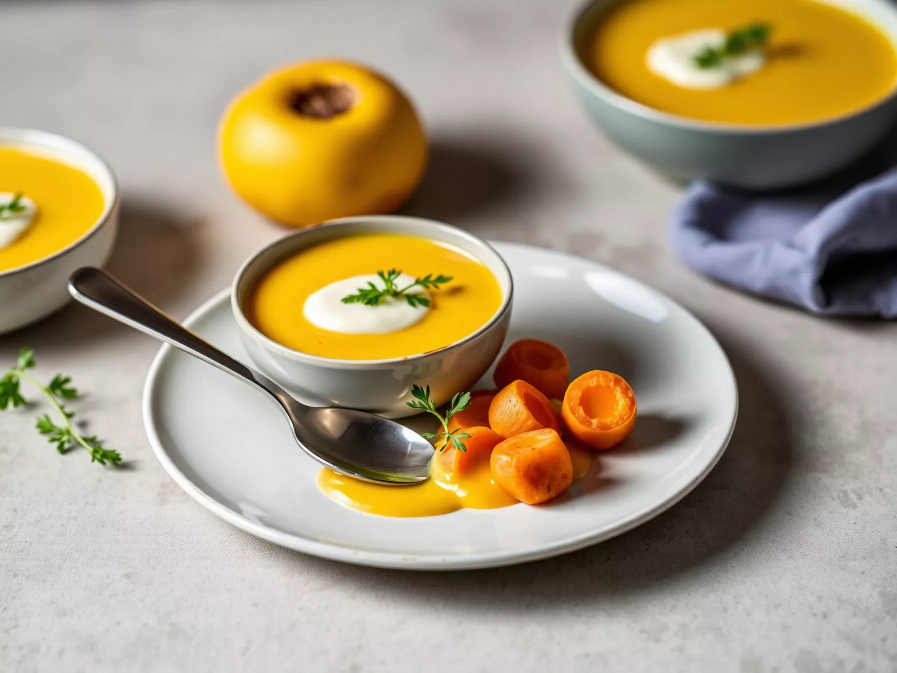 Velouté de carottes au mascarpone : la méthode raffinée de Massimo Bottura