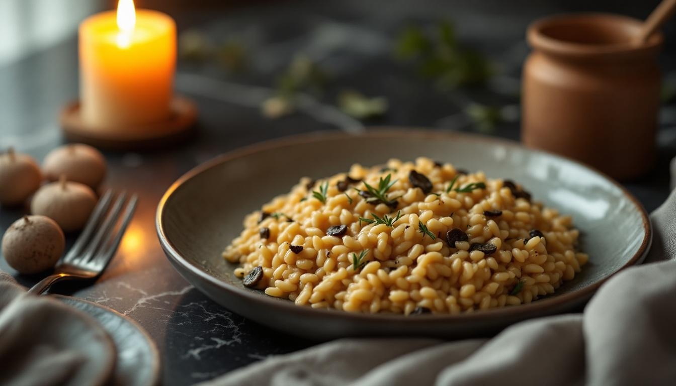 Risotto aux morilles : la recette lente qui transforme un repas en cérémonie