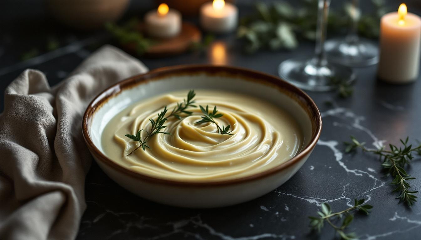 Velouté d&rsquo;asperges vertes à l&rsquo;huile de truffe : l&rsquo;entrée qui impressionne sans effort