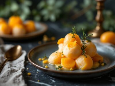 Sorbet abricot rôti au romarin : la technique des glaciers provençaux pour un fruit d&rsquo;été sublimé
